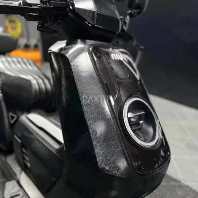 Matte Honeycomb Carbon Fiber Black Vinyl Wrap