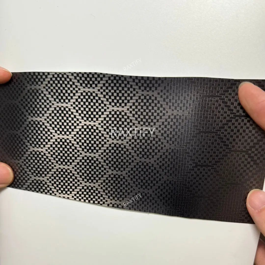 Matte Honeycomb Carbon Fiber Gray Vinyl Wrap