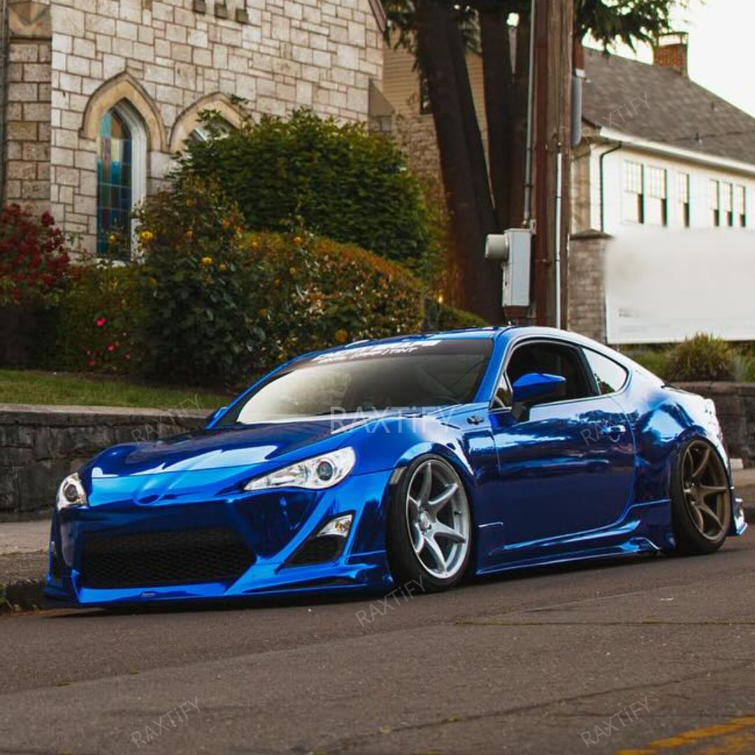 Mirror Chrome Blue Vinyl Wrap