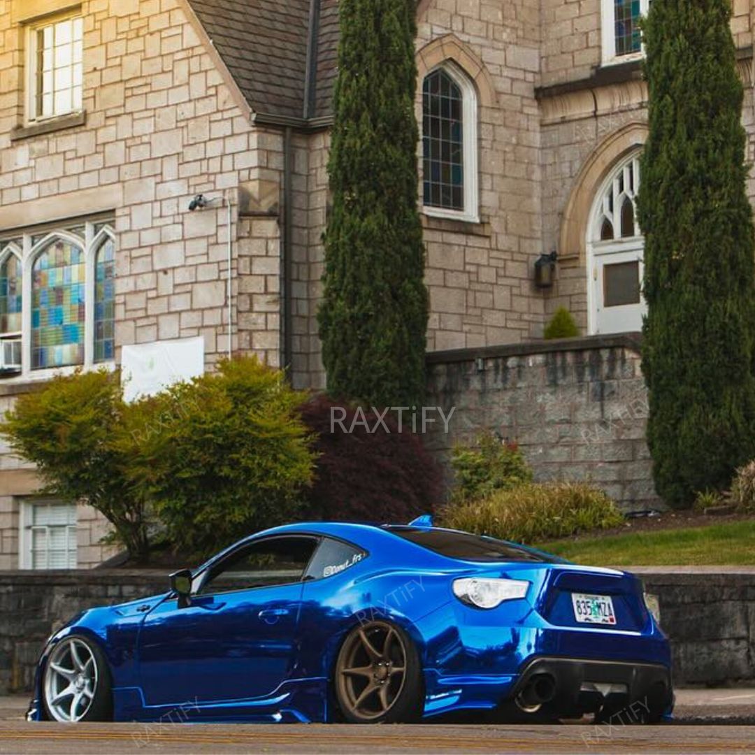 Mirror Chrome Blue Vinyl Wrap