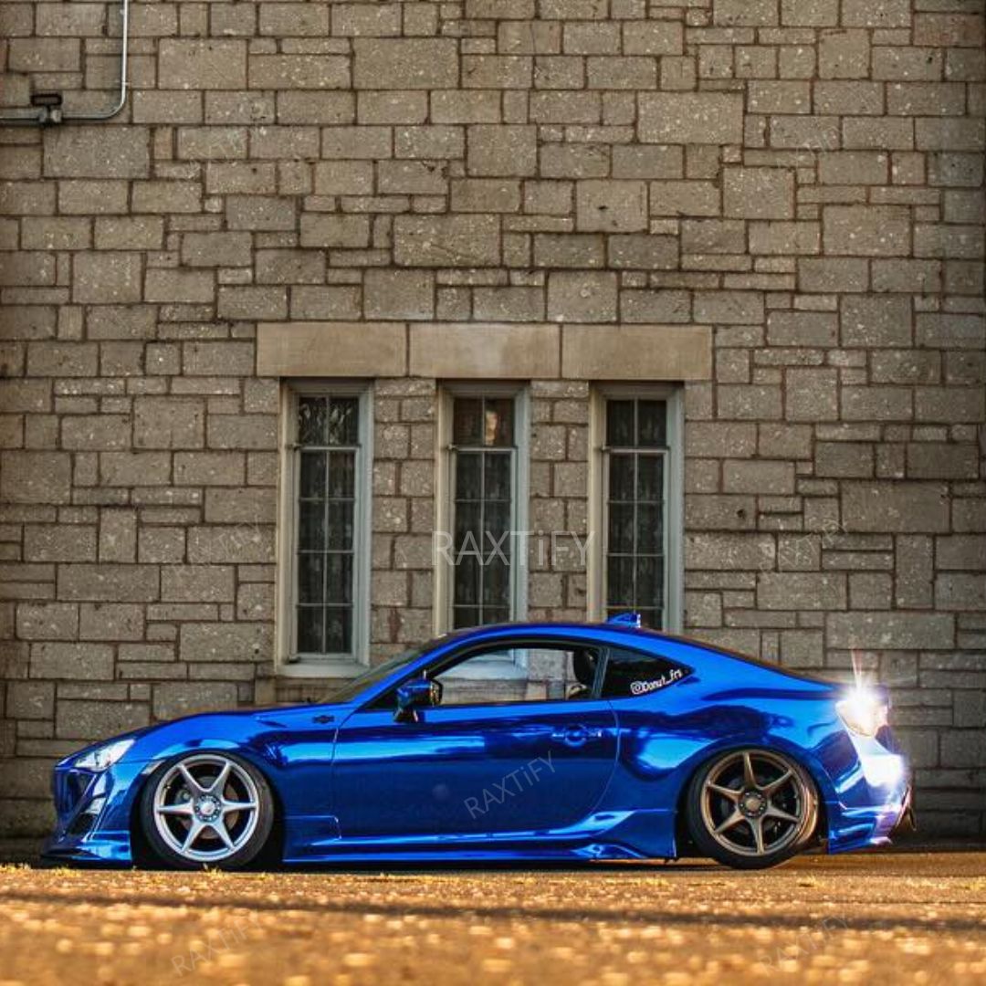 Mirror Chrome Blue Vinyl Wrap