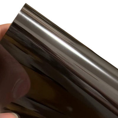 Mirror Chrome Dark Brown Vinyl Wrap sample