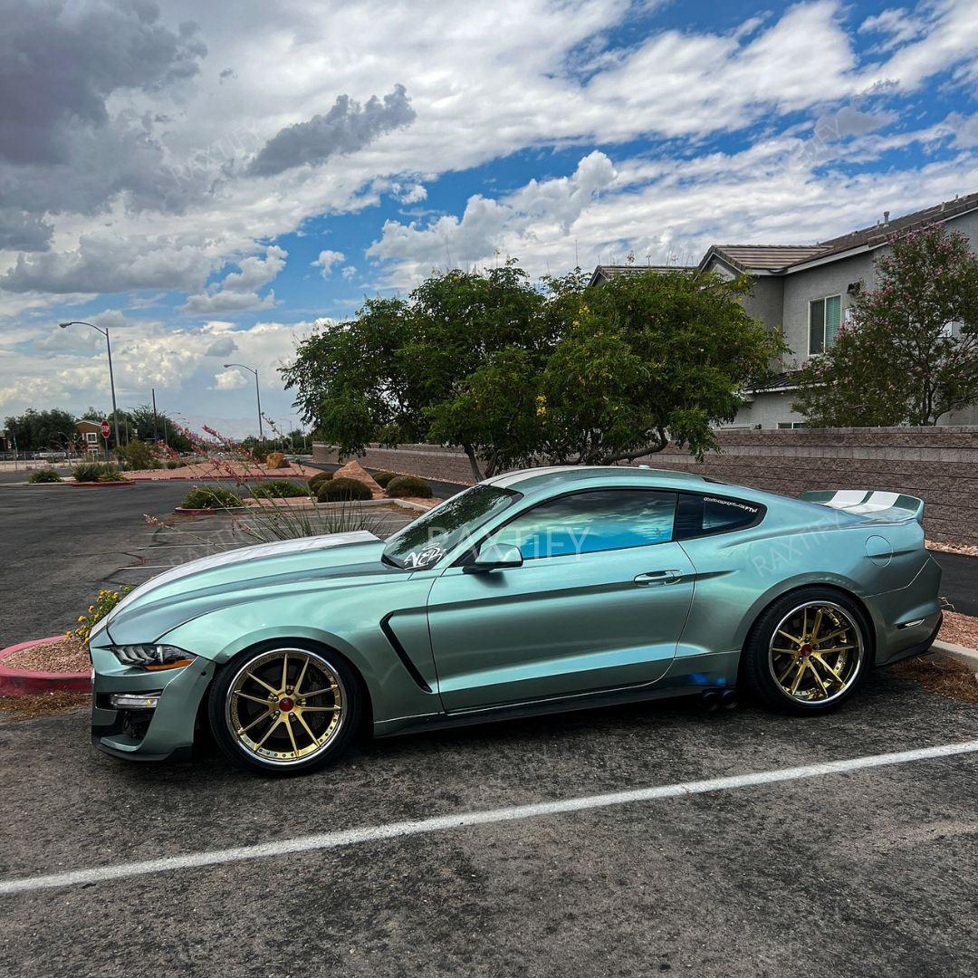Gloss Metallic Mint Green Car Wrap