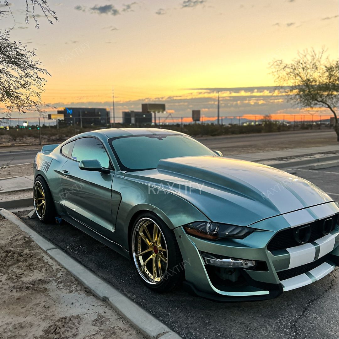 Gloss Metallic Mint Green Car Wrap