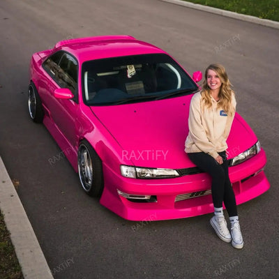 Mustang Gloss Rose Pink Vinyl Wrap