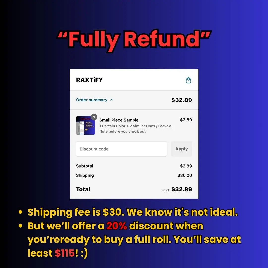 Small-Sized Samples raxtify