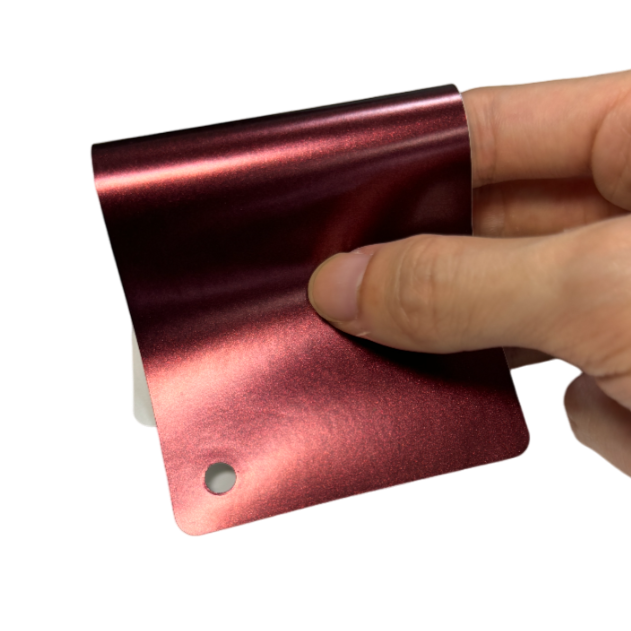 Satin Metallic Wine Red Vinyl Wrap film