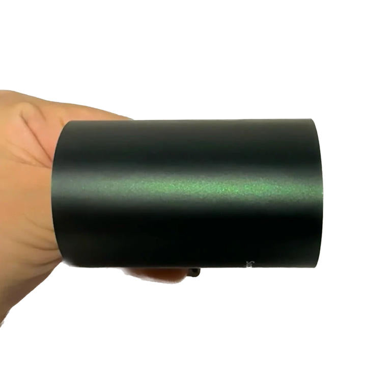 Satin Chrome Hunter Green Car Wrap sample