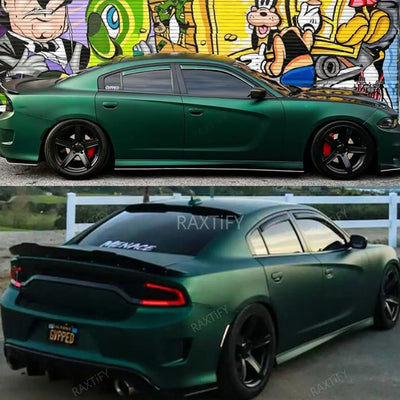 Satin Chrome Silk Green Vinyl Wrap