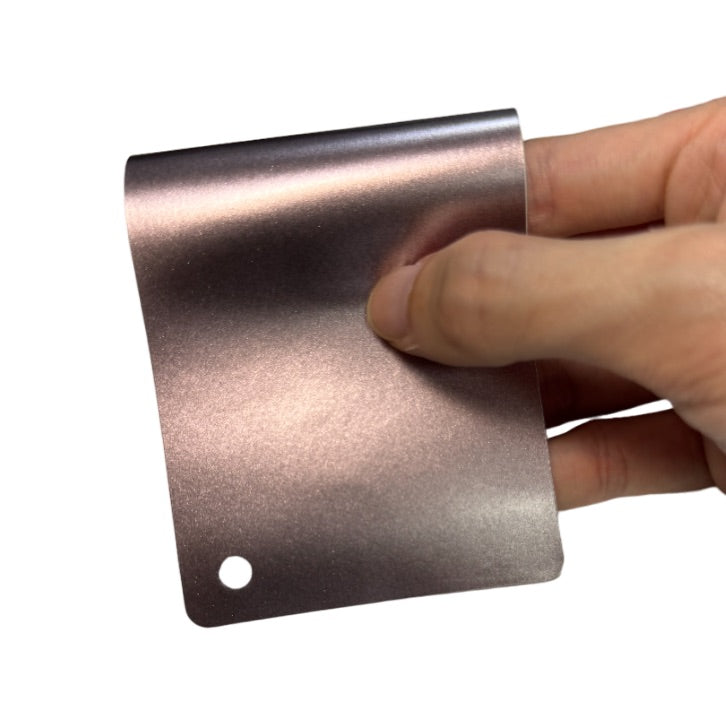 Satin Metallic Frozen Berry Pink Vinyl Wrap sample