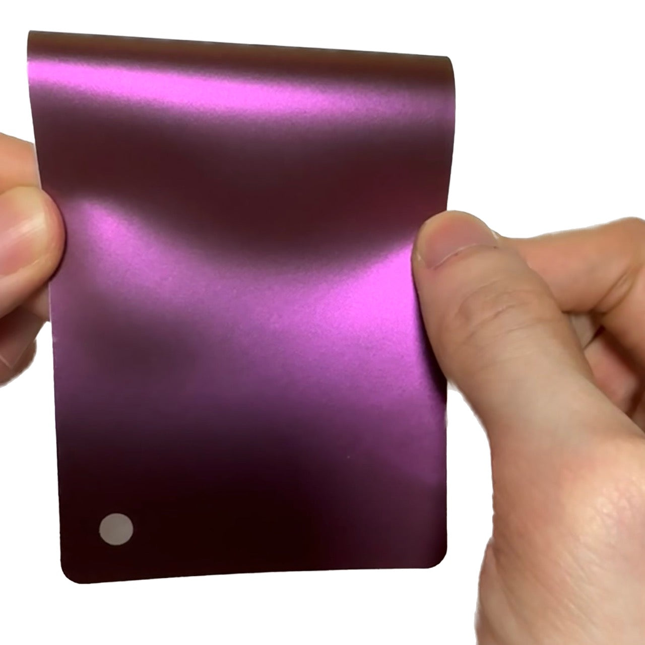 Satin Metallic Purple Ghost Vinyl Wrap sample