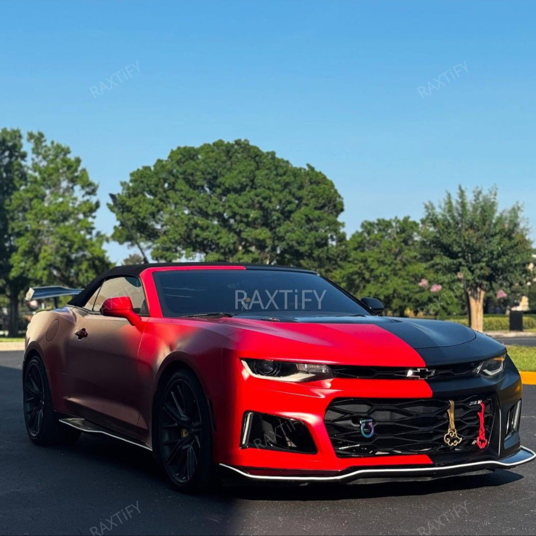 Satin Metallic Red Vinyl Wrap