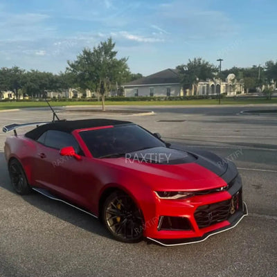 Satin Metallic Red Vinyl Wrap