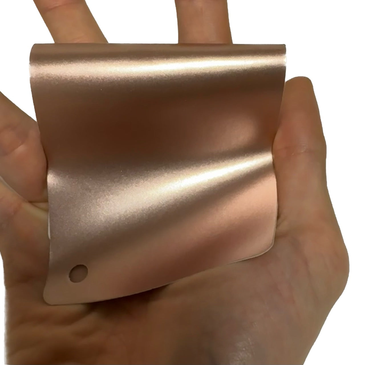 Satin Metallic Rose Gold Car Wrap swatch book