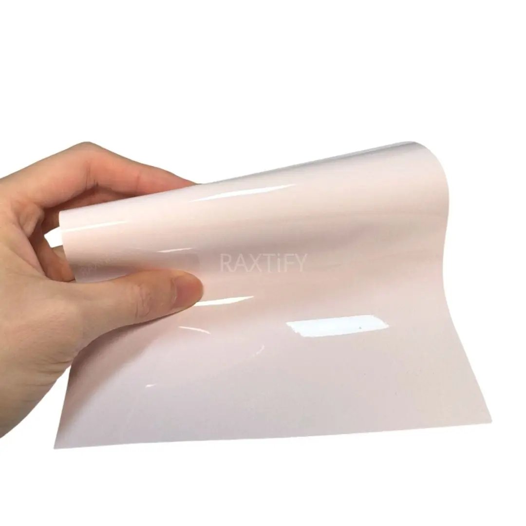 Super Gloss Light Peach Pink Vinyl Wrap