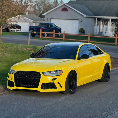 Super Gloss Corn Yellow Vinyl Wrap raxtify