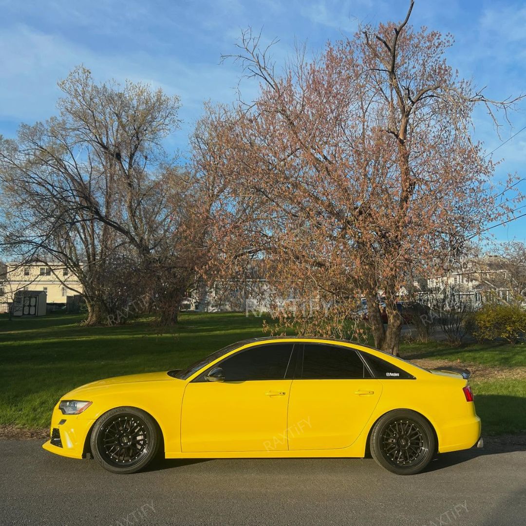 Super Gloss Corn Yellow Vinyl Wrap