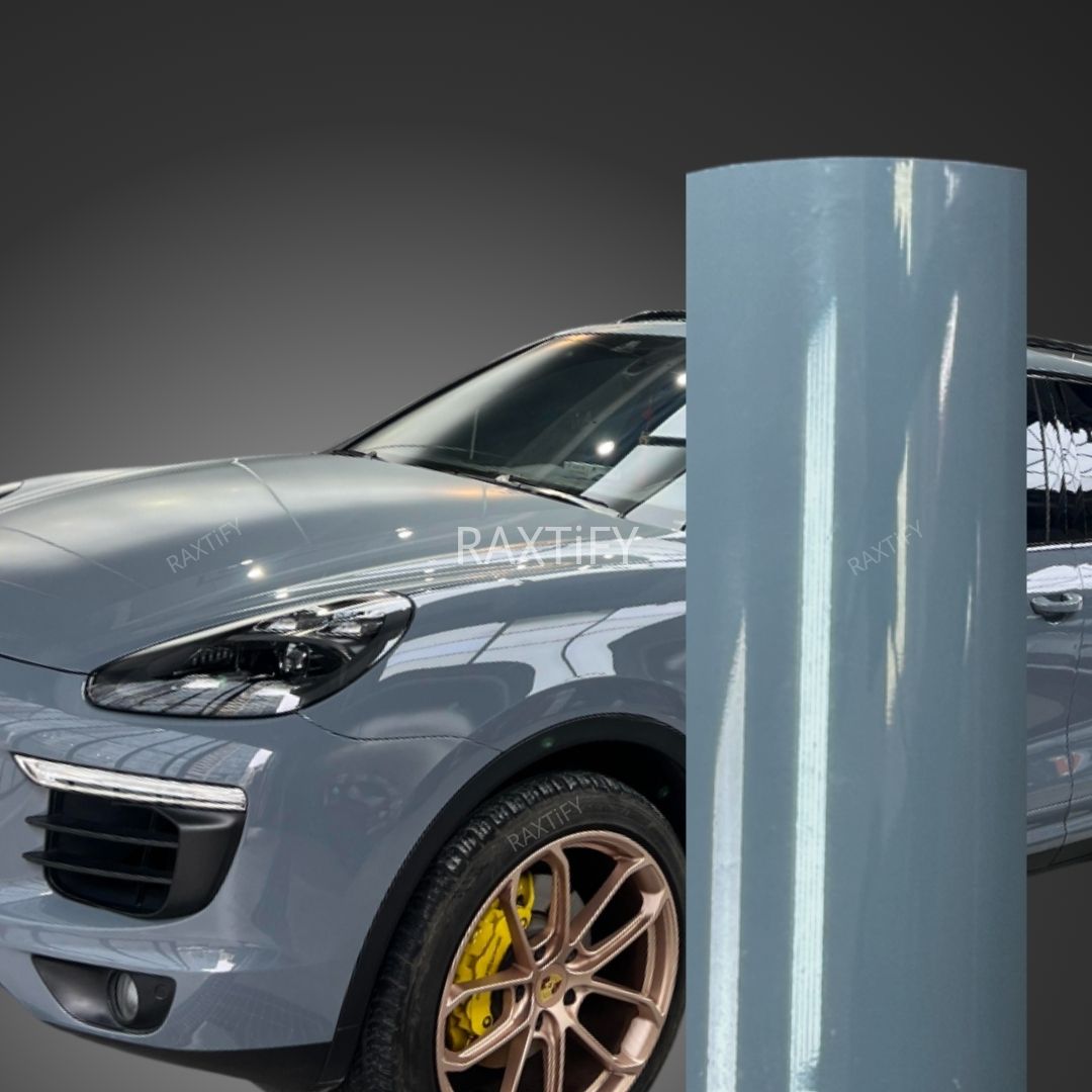 Super Gloss Light Nardo Gray Vinyl Wrap