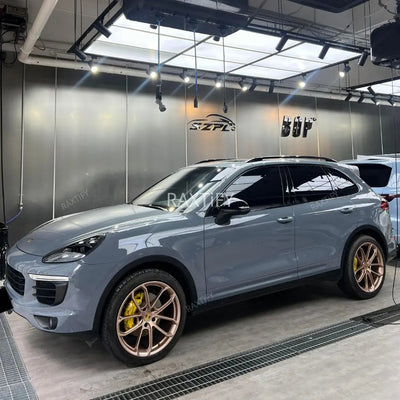 Super Gloss Light Nardo Gray Vinyl Wrap by RAXTiFY