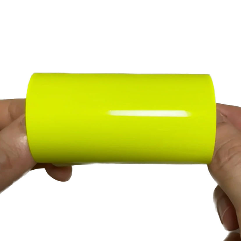 Super Gloss Lime Green Car Wrap swatch card