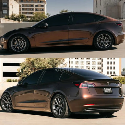 Gloss Metallic Chocolate Brown Vinyl Wrap