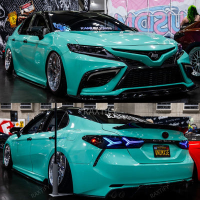 Toyota Camry Super Gloss Mint Green Car Wrap