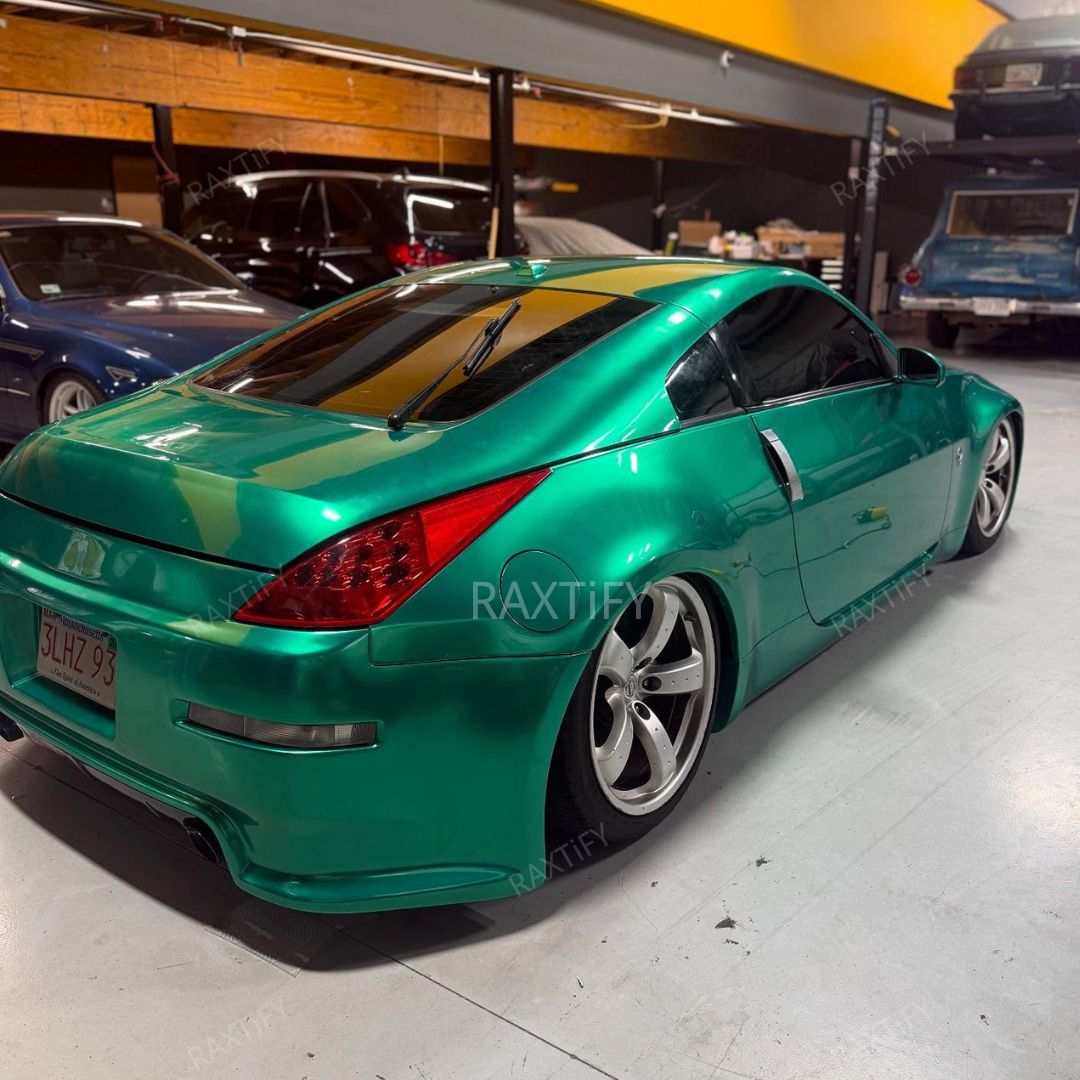 Gloss Metallic Isle of Man Green Car Wrap