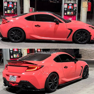 Toyota Super Gloss Coral Orange Car Wrap