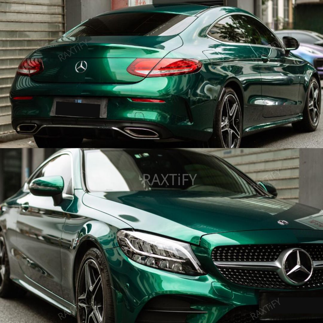 Ultra-Gloss Metallic Agate Green Paint Protective Film