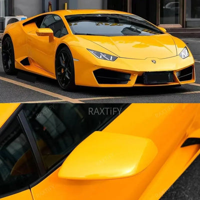 Ultra-Gloss Metallic Golden Yellow Paint Protective Film