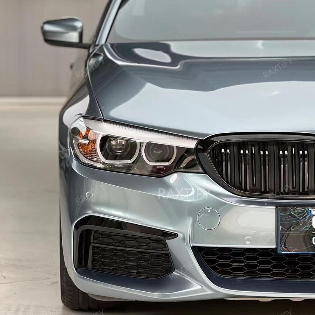 Ultra-Gloss Metallic Light Steel Blue Paint Protection Film