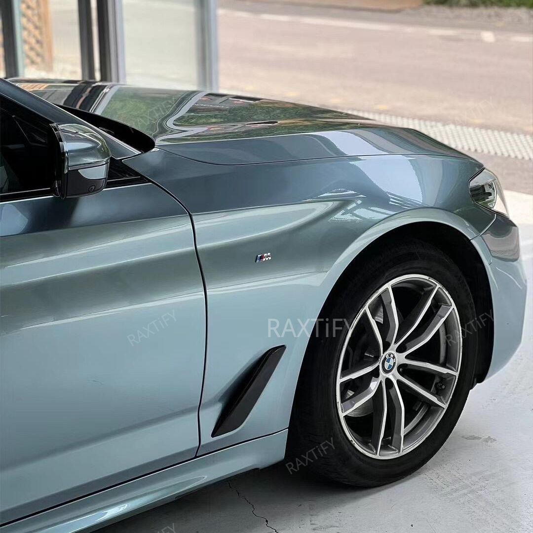 Ultra-Gloss Metallic Light Steel Blue Paint Protection Film
