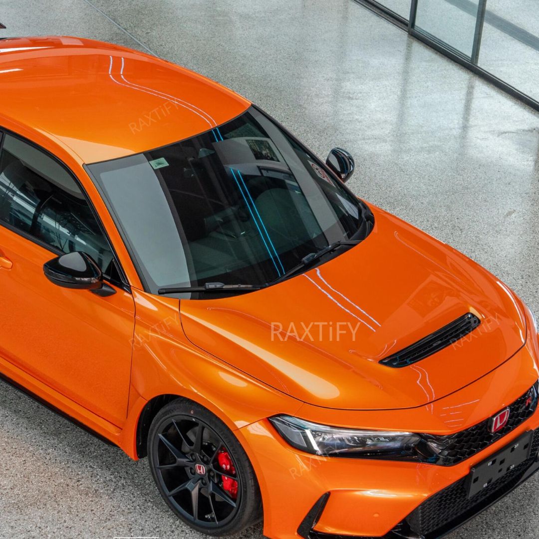 Ultra-Gloss Metallic Racing Orange Paint Protection Film