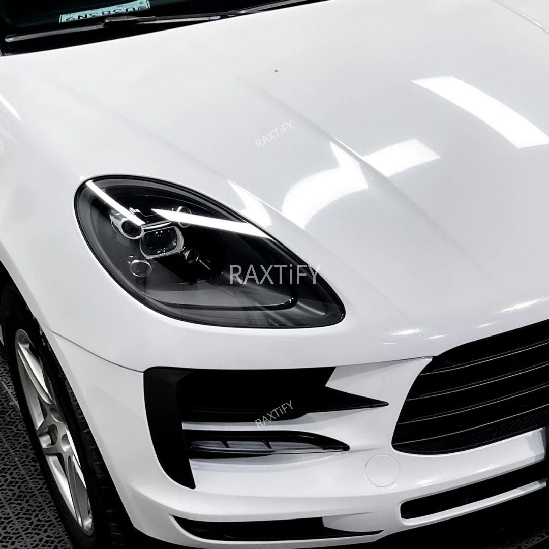 Porsche in Ultra Gloss Diamond Pearl White Paint Protection Film