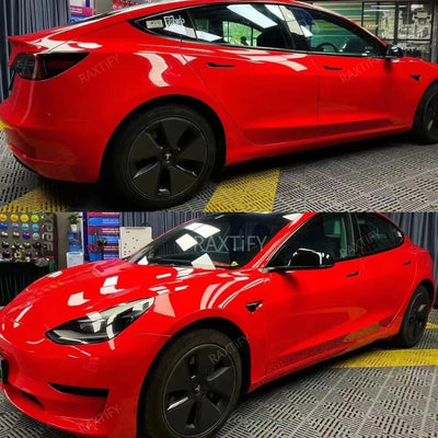 Ultra Gloss Ferrari Red Paint Protection Film