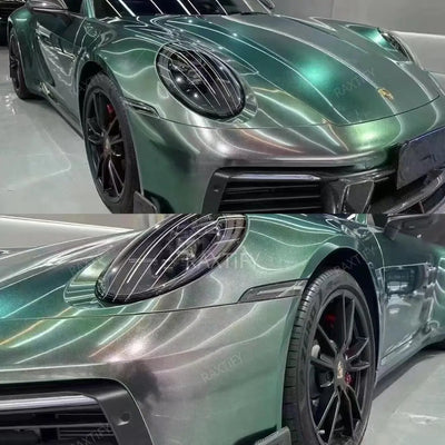 Ultra Gloss Metallic Aurora Green Paint Protection Film