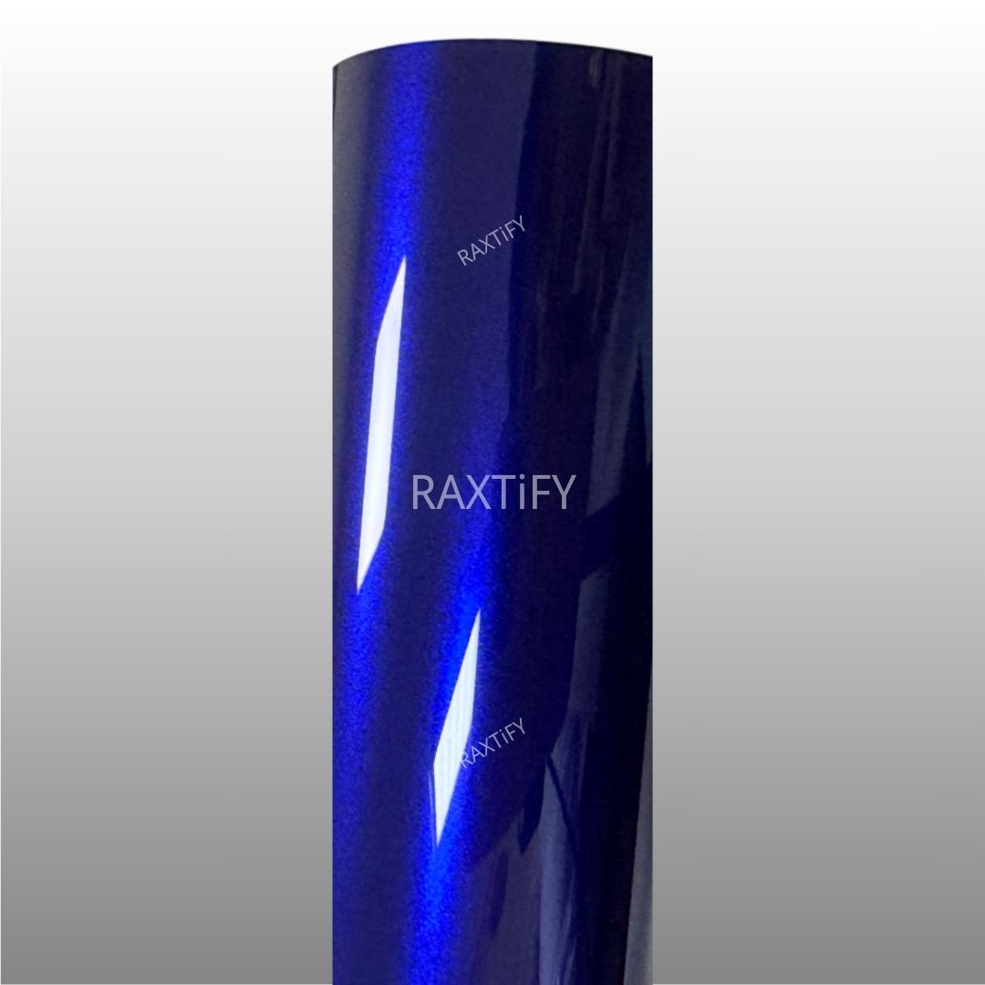 Ultra Gloss Metallic Deep Blue Paint Protection Film
