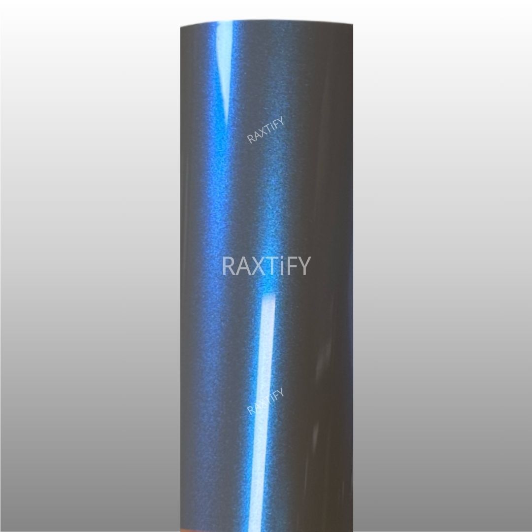 Ultra Gloss Metallic Gray Blue Paint Protection Film