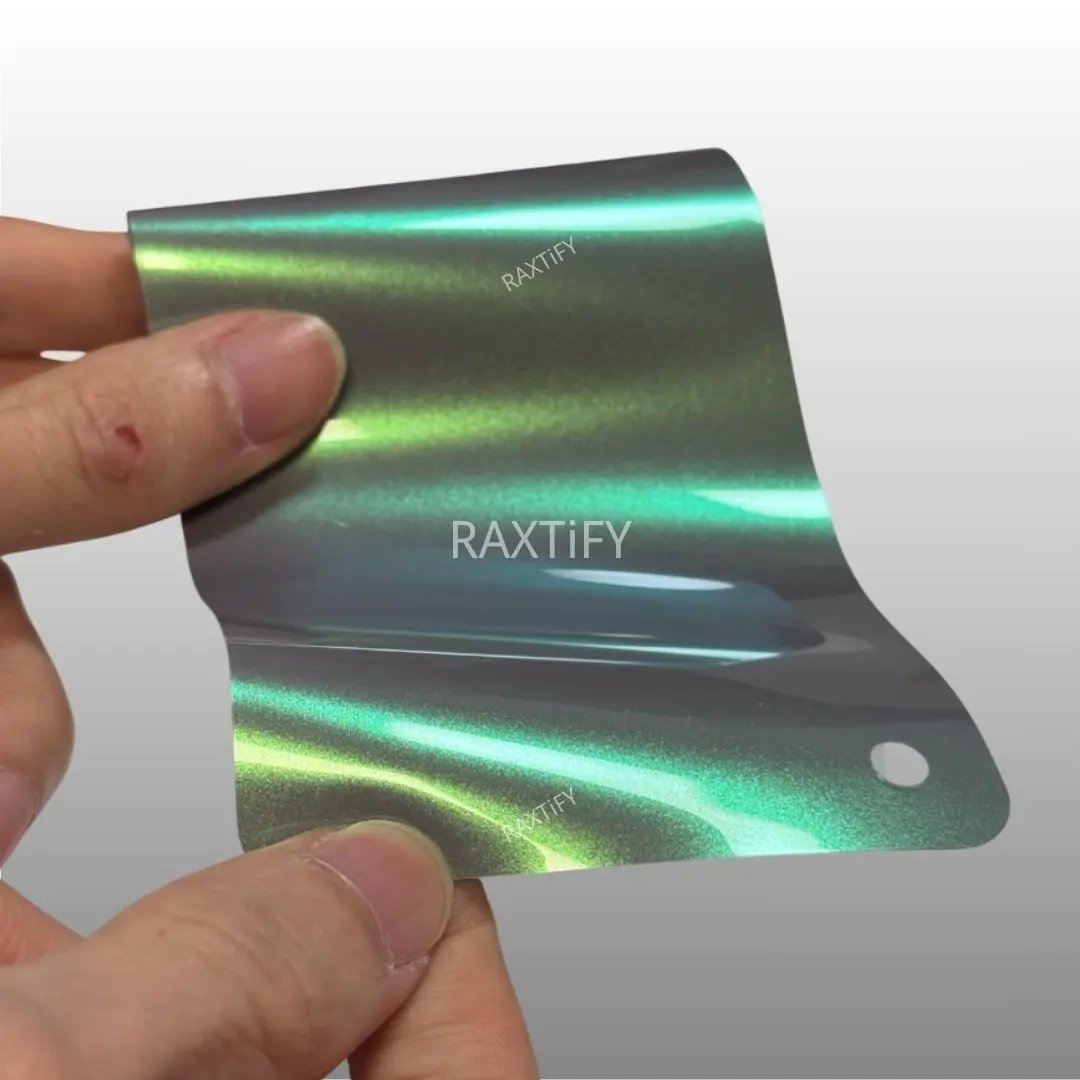 Ultra Gloss Metallic Gray Green Paint Protection Film
