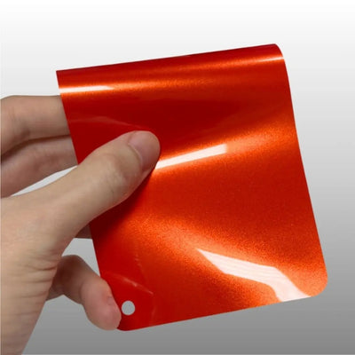 Ultra Gloss Metallic Lava Orange Paint Protection Film