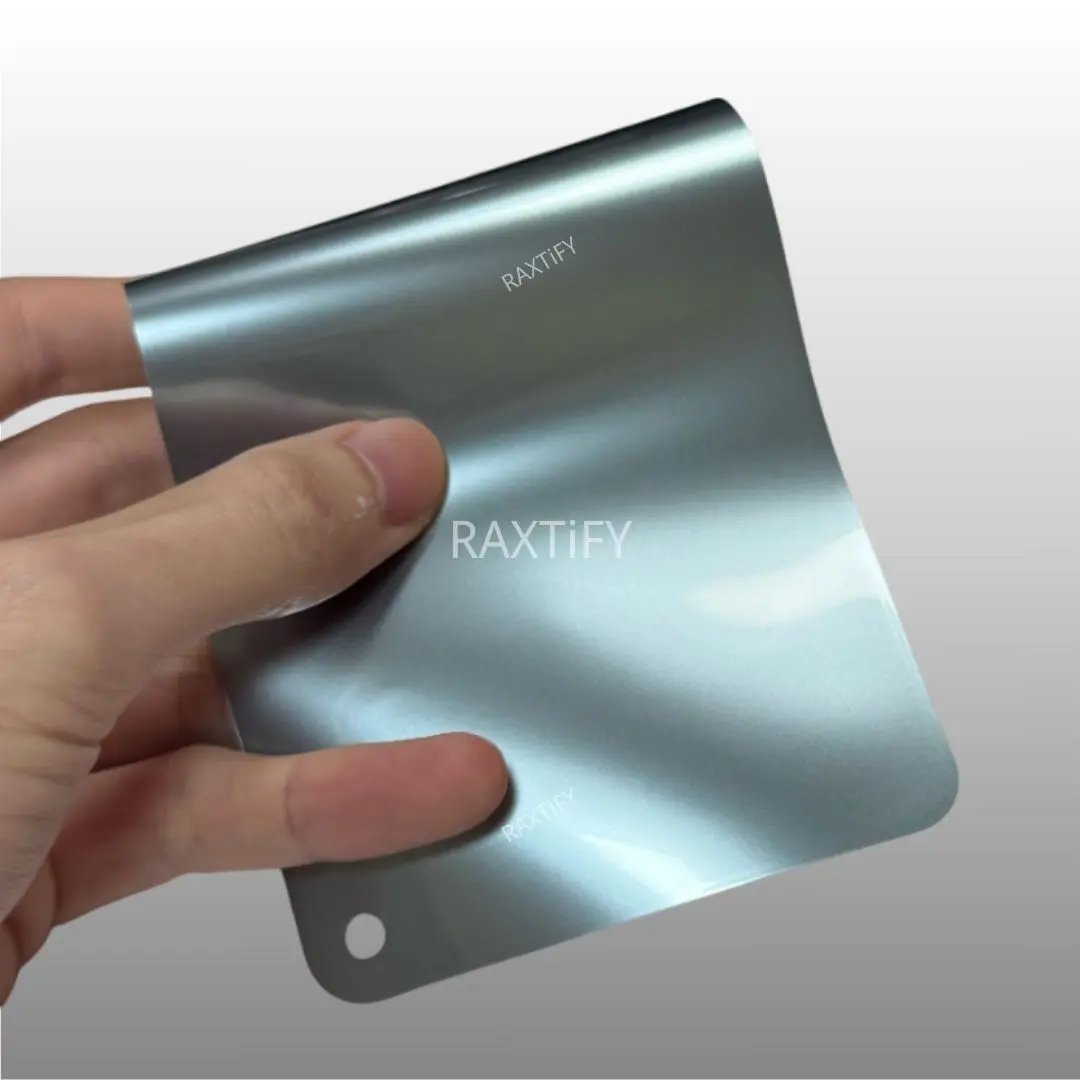 Ultra Gloss Metallic Light Steel Blue Paint Protection Film