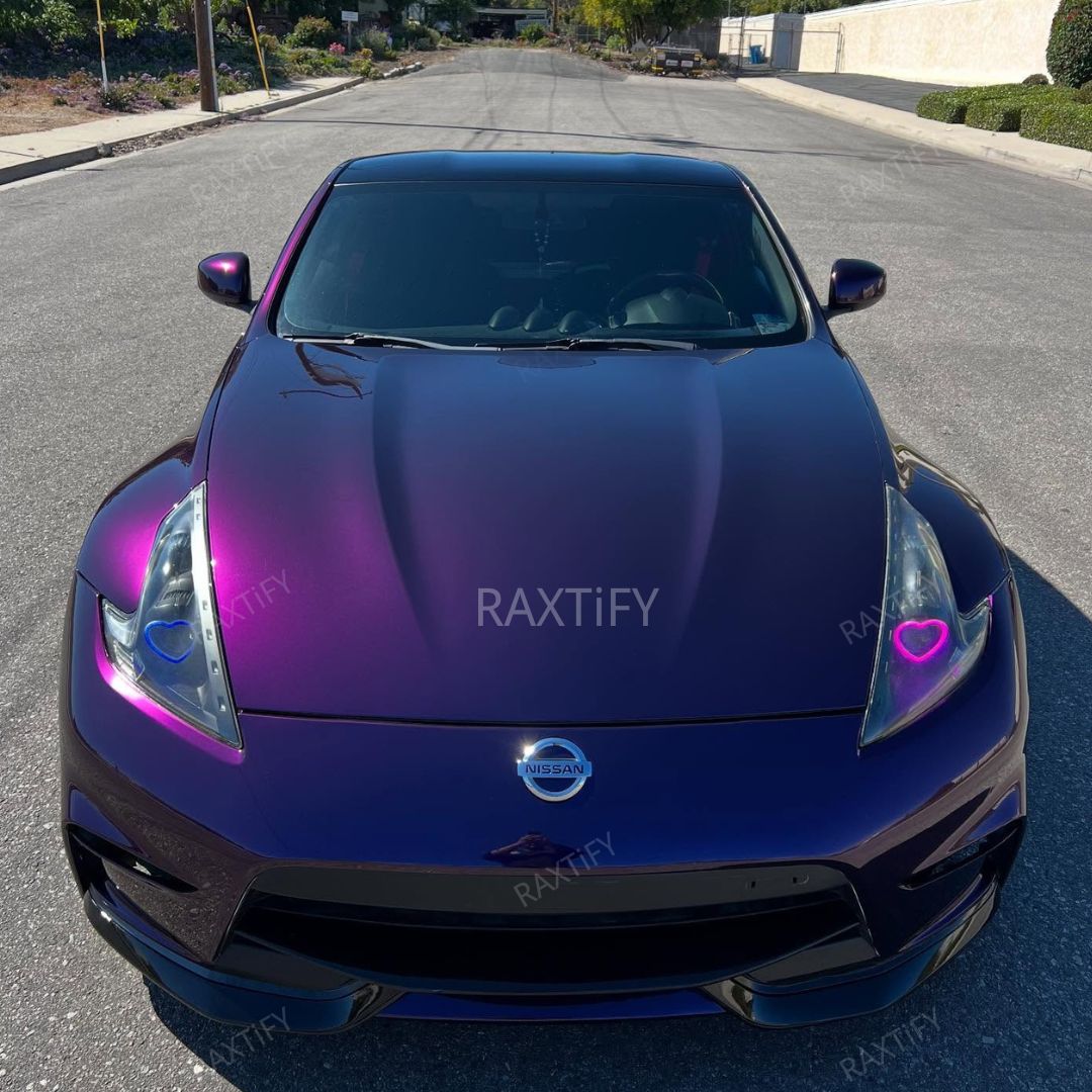 Nissan Ultra Gloss Metallic Midnight Purple Paint Protection Film