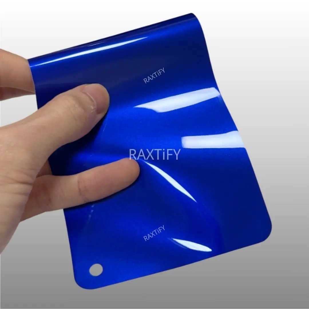 Ultra Gloss Metallic Pearl Blue Paint Protection Film
