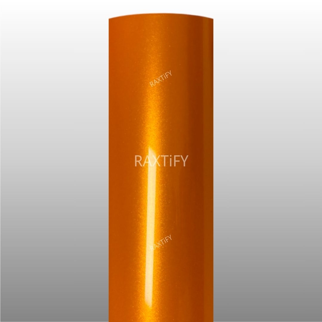 Ultra Gloss Metallic Racing Orange Paint Protection Film