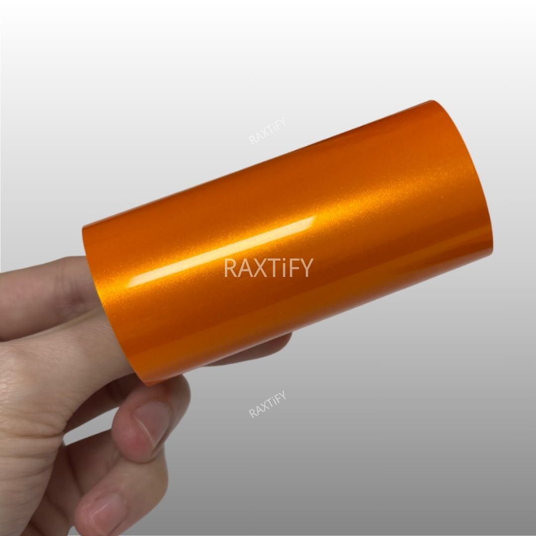 Ultra Gloss Metallic Racing Orange Paint Protection Film