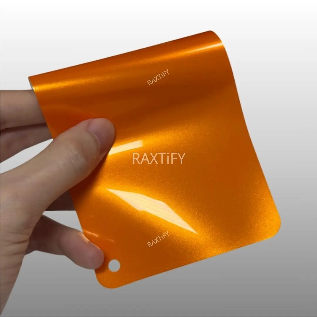 Ultra Gloss Metallic Racing Orange Paint Protection Film