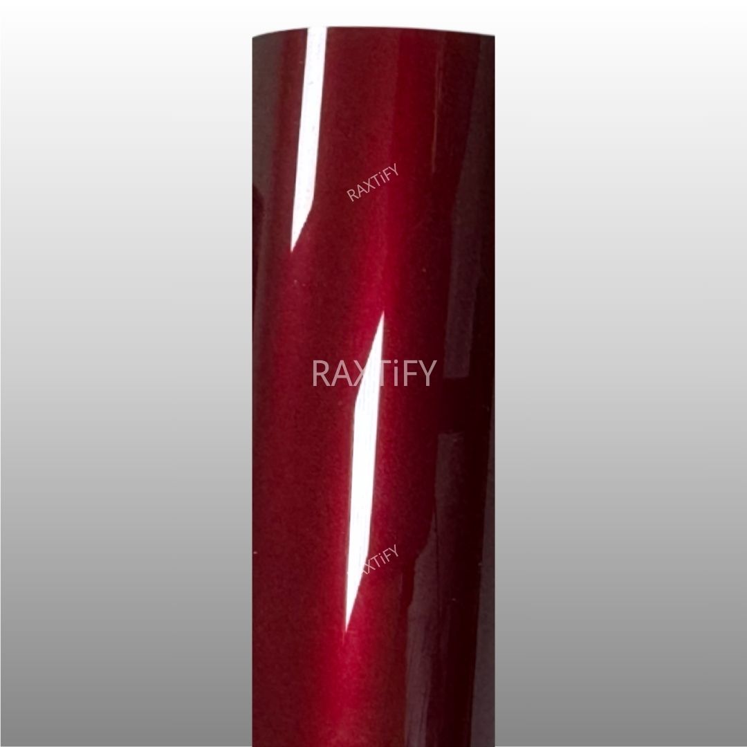 Ultra Gloss Metallic Rosewood Red Paint Protection Film
