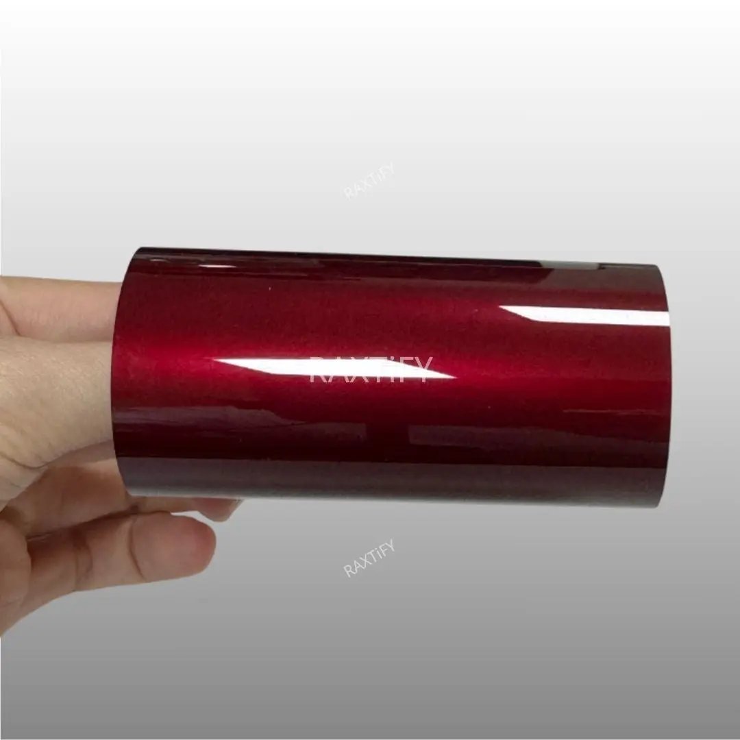 Ultra Gloss Metallic Rosewood Red Paint Protection Film
