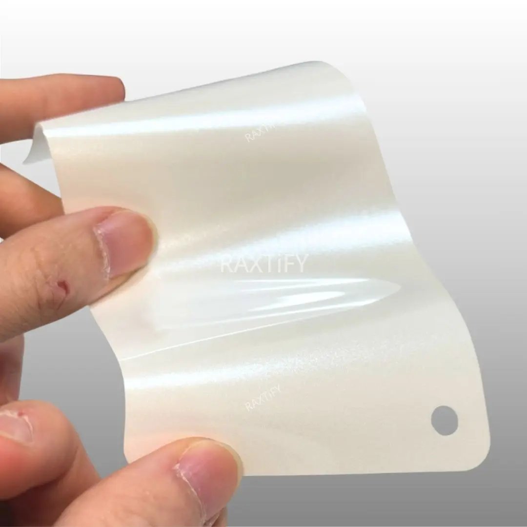 Ultra Gloss Metallic Snow White Paint Protection Film