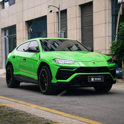 Lamborghini in Ultra Gloss Viper Green Paint Protection Film